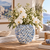 Mushroom Tidal Canopy Undersea Ceramic Vase – Blue & White