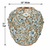 Bouquet De Fleurs Blue & Cream Ceramic Vase – Large