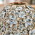 Bouquet De Fleurs Blue & Cream Ceramic Vase – Small