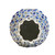 Blue & White Button Flower Vase V176B