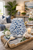 Blue & White Button Flower Vase V176B