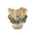 Small aqua and cream octopus ceramic vase with sculptural tentacle detailing on white background.