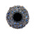 Bouquet De Fleurs Deep Blue Ceramic Vase – Medium
