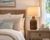 Brown Twisted Abaca Rope Table Lamp – 21" L151B
