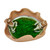 Hand-made Ceramic lotus Leaf with Water Large Frog