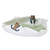 Handmade Ceramic lotus Leaf with frogs T101L