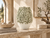 Large Handmade Thai White & Soft Green Coral Ceramic Vase – 16" Tall