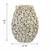 Handmade 3D Floral Ceramic Vase, V173L