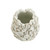 Handmade White Oyster Coral Petal Ceramic Vase V172MW