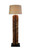 Teak Patch F Floor Lamp with Linen shade FL611