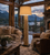 Teak Patch F Floor Lamp with Linen shade FL611