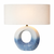 White & Blue Samui Santorini Ceramic Table Lamp L442