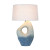 White & Blue Santorini Ceramic Lamp L440