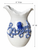 Extra Large Handmade Blue & White Octopus Ceramic Vase – 18" Tall