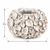 White Sea Oyster Ceramic Vase – Handmade in Thailand – 6"