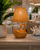 Handwoven Wicker Swan Table Lamp – 24"
