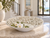 Handmade Thai White Ceramic Barnacle Bowl Platter