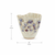 Handmade Thai Ceramic Vase – Ginkgo Leaf  6” W x 7” tall