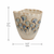 Handcrafted Cream Seabreeze Ginkgo Ceramic Vase V260MC