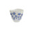 Handmade Thai Blue & White Ginkgo Ceramic Vase 6" W x 7" H