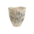 Handcrafted Cream Seabreeze Ginkgo Ceramic Vase V260LC
