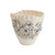 Handmade Thai Ivory Ginkgo Ceramic Vase – 12" W x 12" H