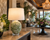OYSTER CERAMIC LAMP GREEN