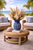 MEDIUM BLUE OCTOPUS VASE