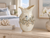 Extra Large Handmade Cream Octopus Ceramic Vase – 18" Tall
