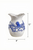 MEDIUM BLUE AND WHITE OCTOPUS VASE