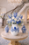 LARGE BLUE AND WHITE OCTOPUS VASE