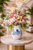XTRA LARGE BLUE AND WHITE OCTOPUS VASE