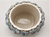Handmade Thai Blue Fish Scale Floral Ceramic Vase – 7"