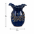 Small Azure Reef octopus ceramic vase measurement image showing 7 inches wide by 10 inches tall.