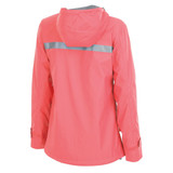 Women's Charles River New Englander Monogram Rain Jacket - Coral