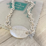 Top Selling Oval Monogram Link Necklace 