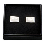 Rectangular Monogram Cuff Links - Special Occasion Gifts 