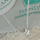 Star Sterling Silver Choker Length Necklace ~ You Are a Star