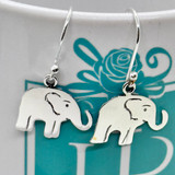 Elephant You Are Stronger Sterling Silver Earrings
