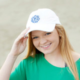 HandPicked Monogram Baseball Cap - White