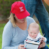 HandPicked Monogram Baseball Cap - Red