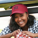 HandPicked Monogram Baseball Cap - Garnet