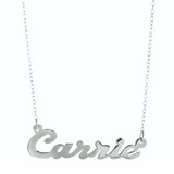 Personalized Cutout Nameplate Necklace | HandPicked
