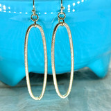 Gold Long Link Metal Fashion Earrings 