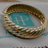 The Ralph Hinge Gold Cuff