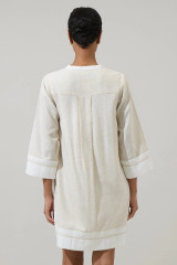 (Only XS & M) White Chic Linen Shift Dress