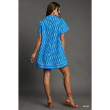Organic Striped Mini Dress 
