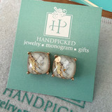 Top Seller - Marbled Stud Earrings