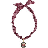 South Carolina Gameday Scarf Necklace - Gamecock