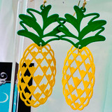 Sweet Summer Pineapple Filigree Earrings